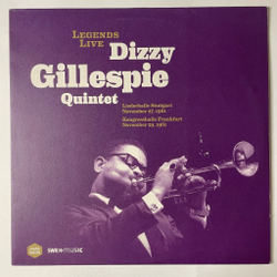 Винтажная виниловая пластинка LP Dizzy Gillespie Quintet Liederhalle Stuttgart November 27, 1961, Kongresshalle Frankfurt November 29, 1961 (Germany 2012)