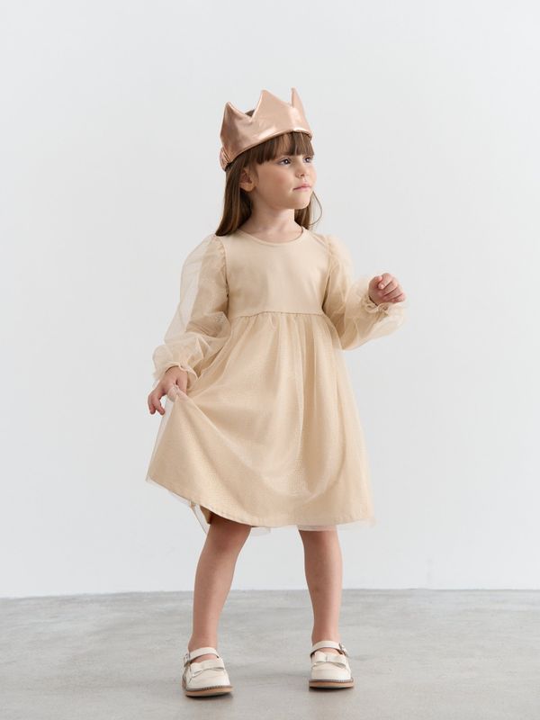 Платье с юбкой из фатина 