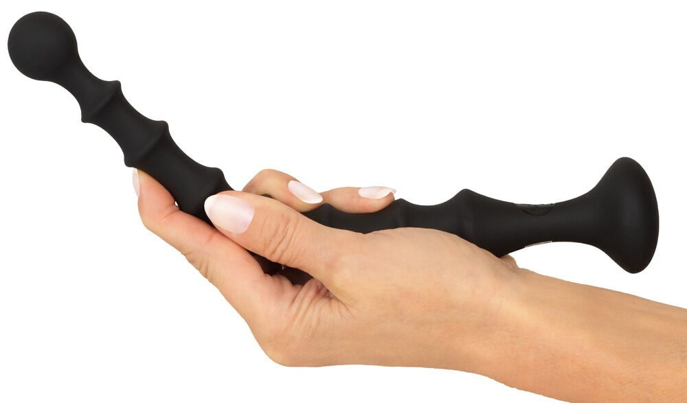 Черная анальная ёлочка Magic Anal Wand - 26,9 см. (Цвет: черный)