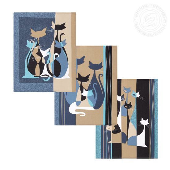 Набор полотенец из рогожки ГРАЦИЯ 45x60 см - 3 шт.