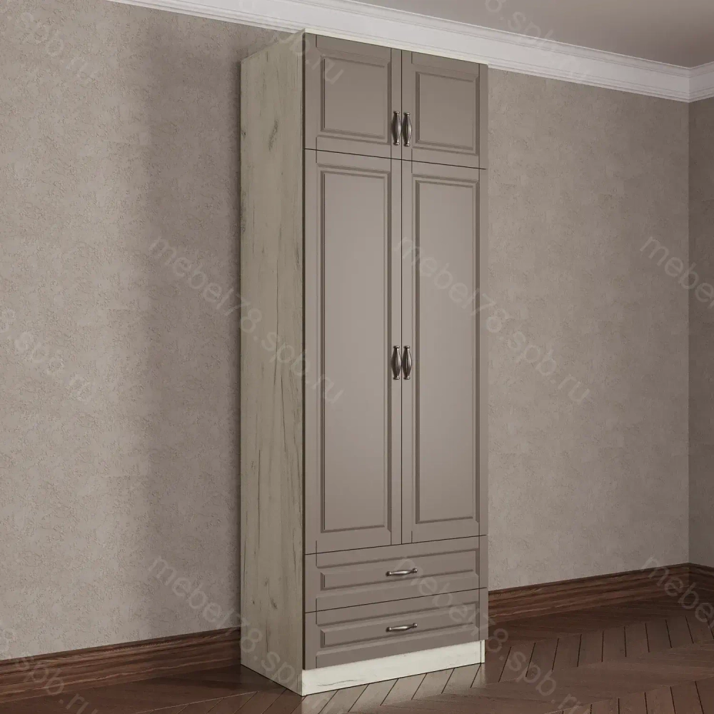 Шкаф распашной с антресолью 2/4 (мадес)