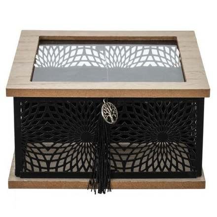 GAEM Шкатулка для чайных пакетиков, L18 W18 H10 см