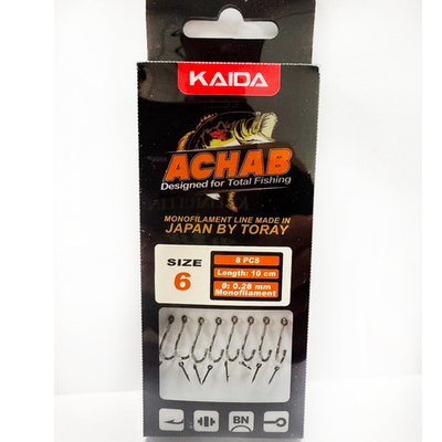 Крючки KAIDA ACHAB FMB01NS-06