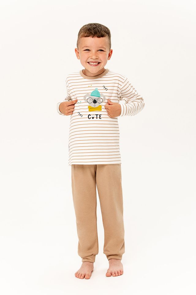 Хлопковая пижама для мальчиков 25W Zac