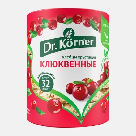 Хлебцы Клюквенные хрустящие Dr.Korner 100г