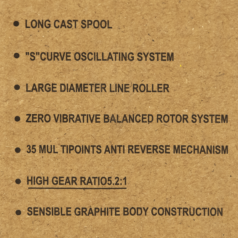 Катушка для удочки безынерционная с леской (2000, графит. шпуля)