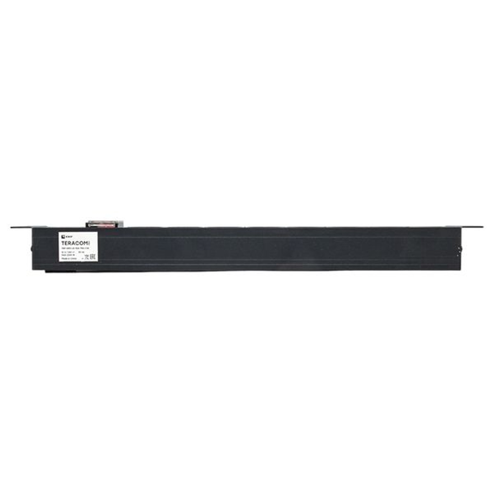 Блок розеток PDU TERACOM PRO 19" 1U 10А/250В 7 розеток Schuko с выключателем без шнура питания входной разъем C14 корпус алюминий черный