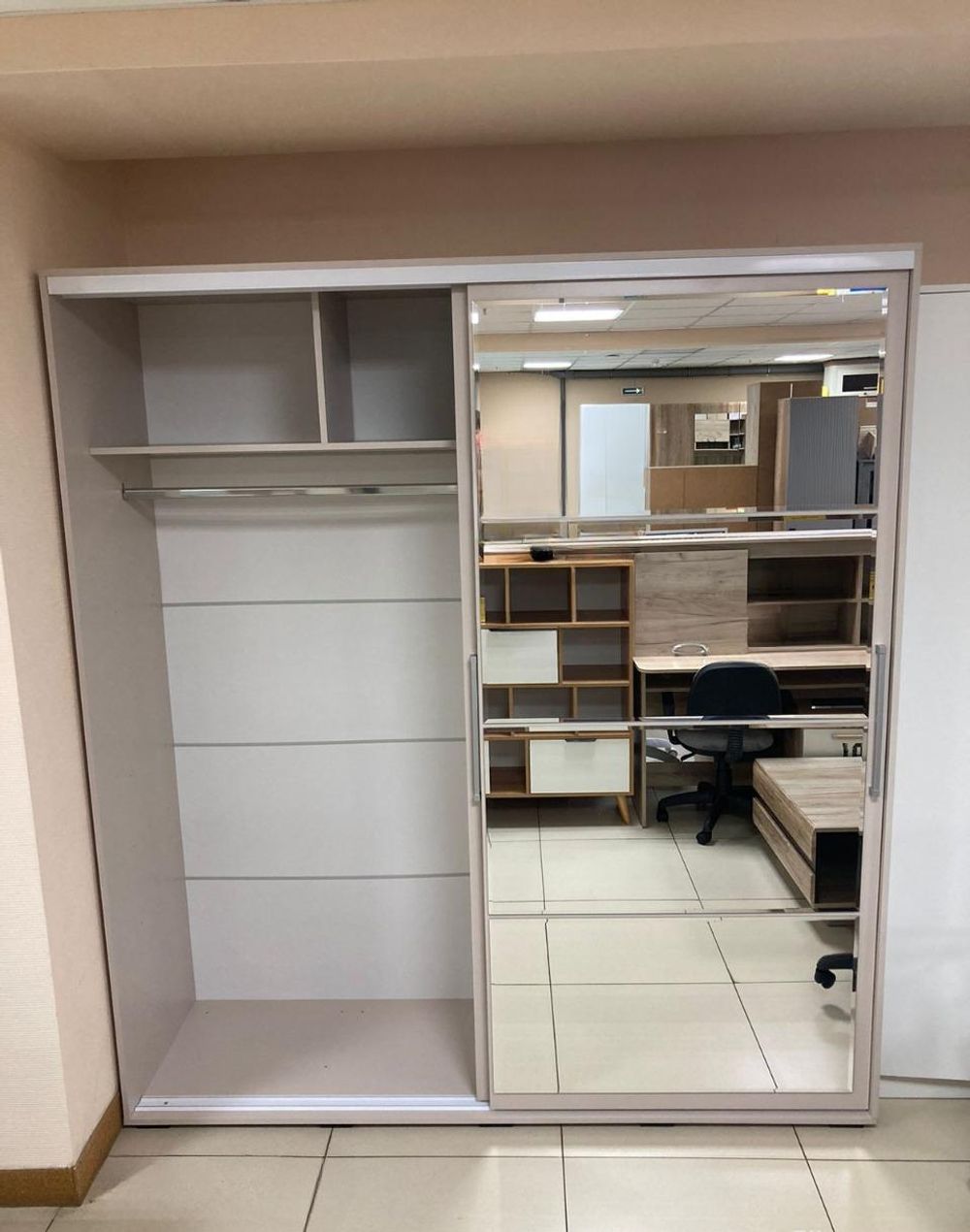 Шкаф-купе Крафт 6 Кашемир