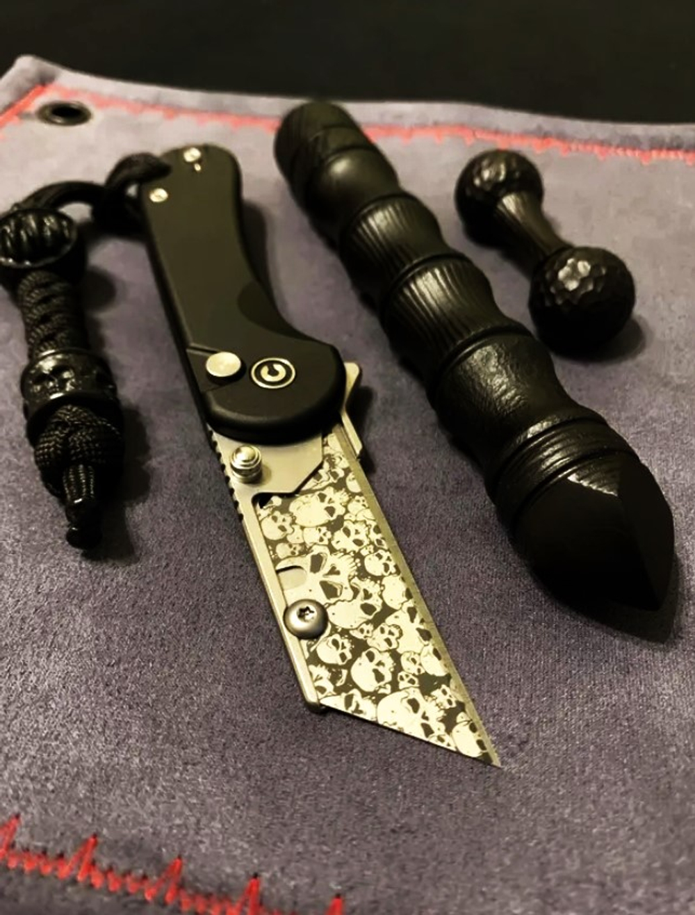 Сменные лезвия с гравировкой. Черепа 5шт