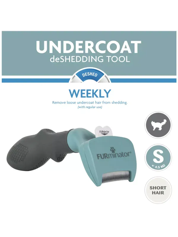 Фурминатор FURminator S для маленьких кошек c короткой шерстью