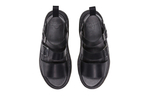 Dr.Dr. Martens Martin leather fish mouth buckle Roman sandals for men and women in the same style black