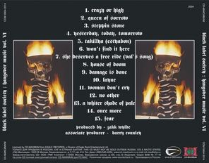 Black Label Society / Hangover Music Vol. VI (RU)(CD)