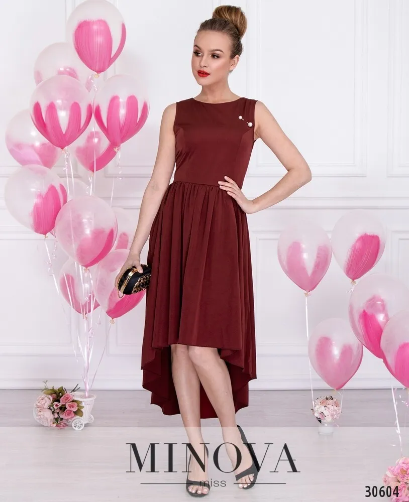 Платье 8584-бордо Minova