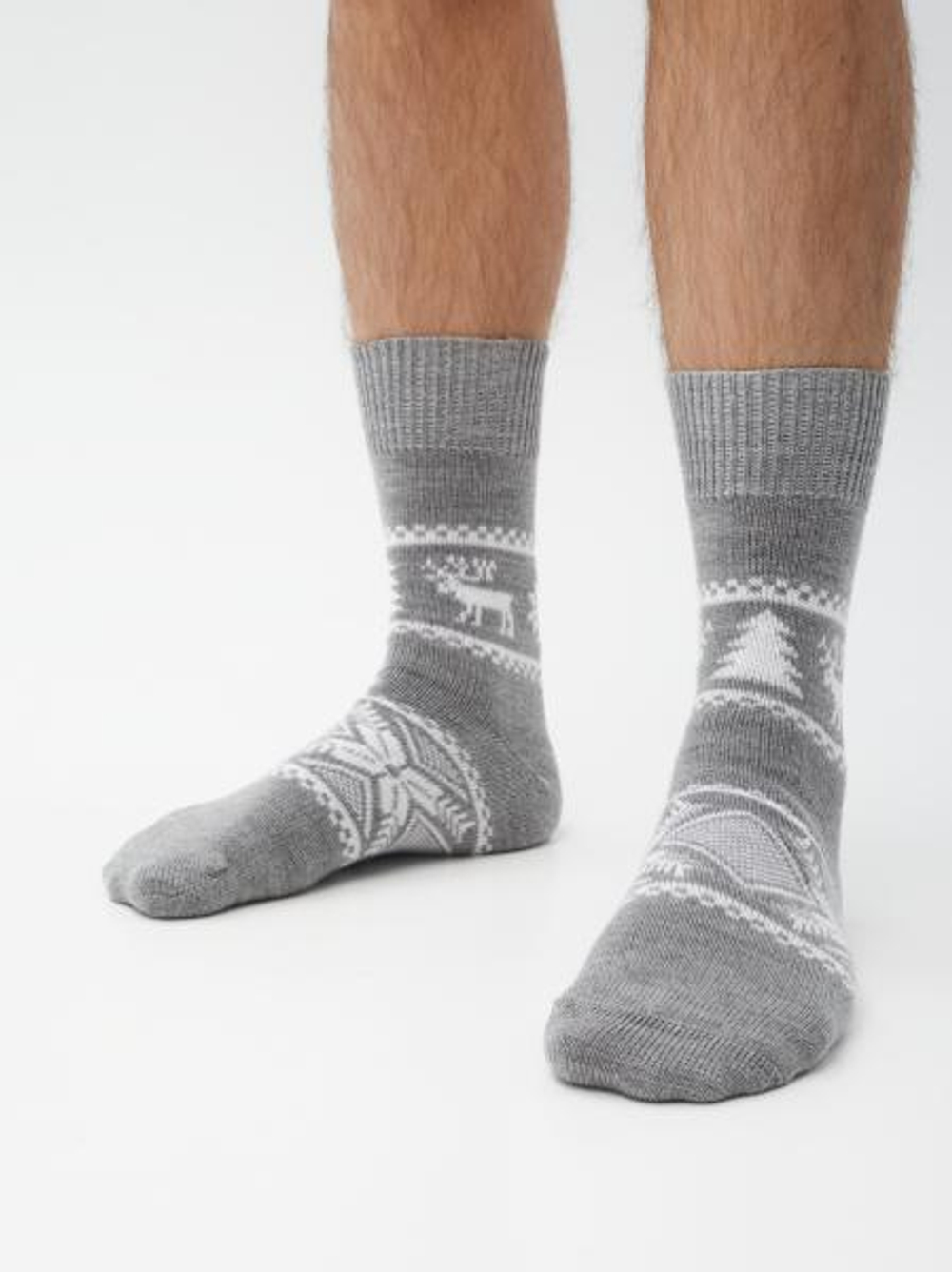 Носки мужские Н007-03 серые