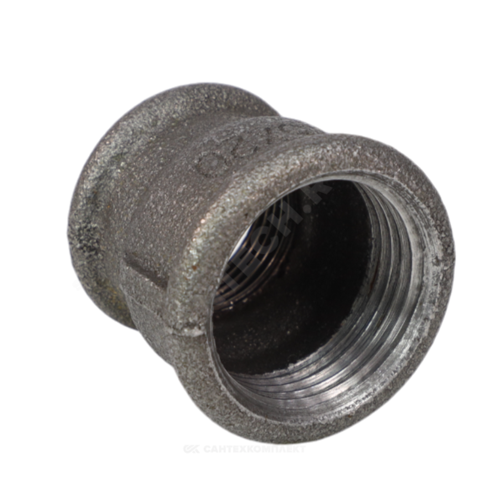 Муфта переходная чугун Ду 25х20 (1"х3/4") ВР Fittex