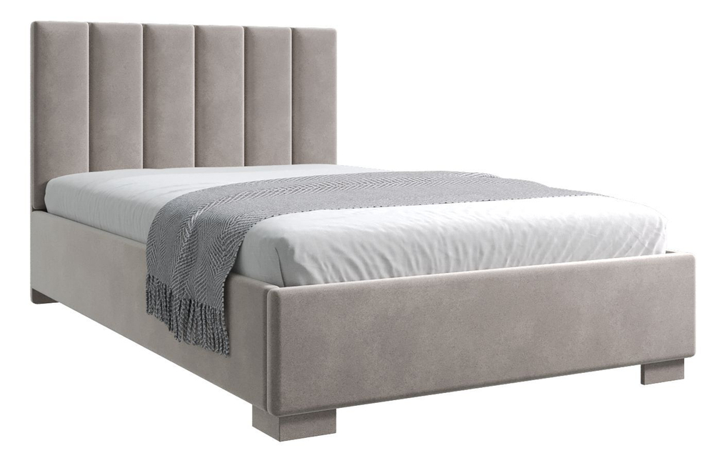 Кровать двуспальная, 120х200 Беатрис светло-бежевый