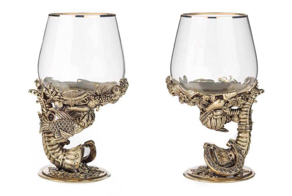 Бокалы для коньяка "Рог изобилия" 2 шт