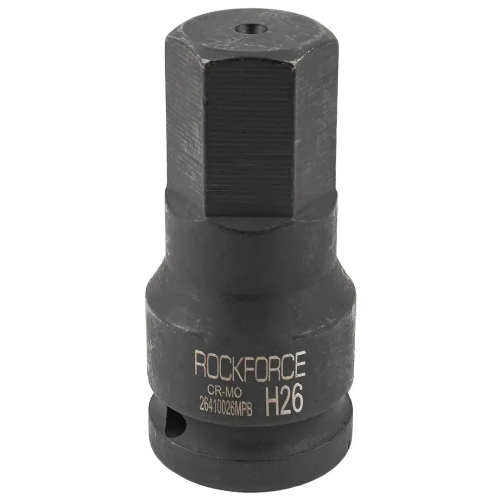 Головка-бита ударная 6-гранная 26мм,3/4'' RockForce RF-26410026MPB