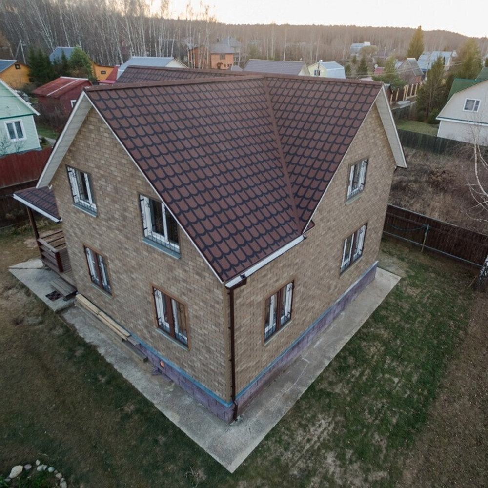 Рулонная черепица Технониколь Architect Классическая коричневая 8х1 м