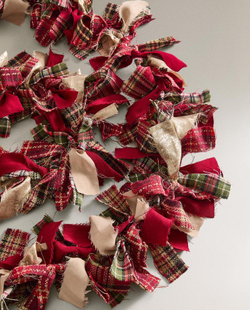 ZARA HOME РОЖДЕСТВЕНСКАЯ ТКАНЕВАЯ ГИРЛЯНДА, КРАСНЫЙ