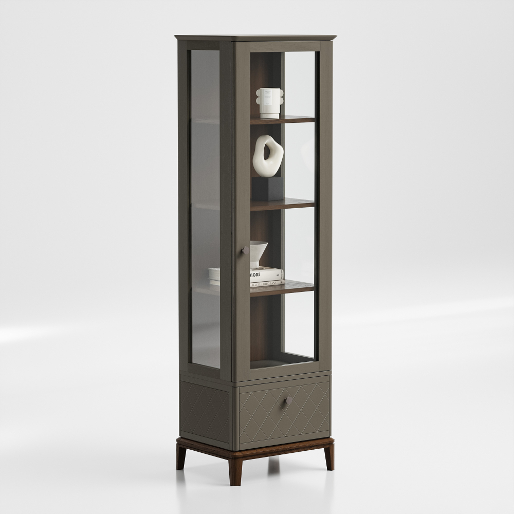 Узкая витрина CR161