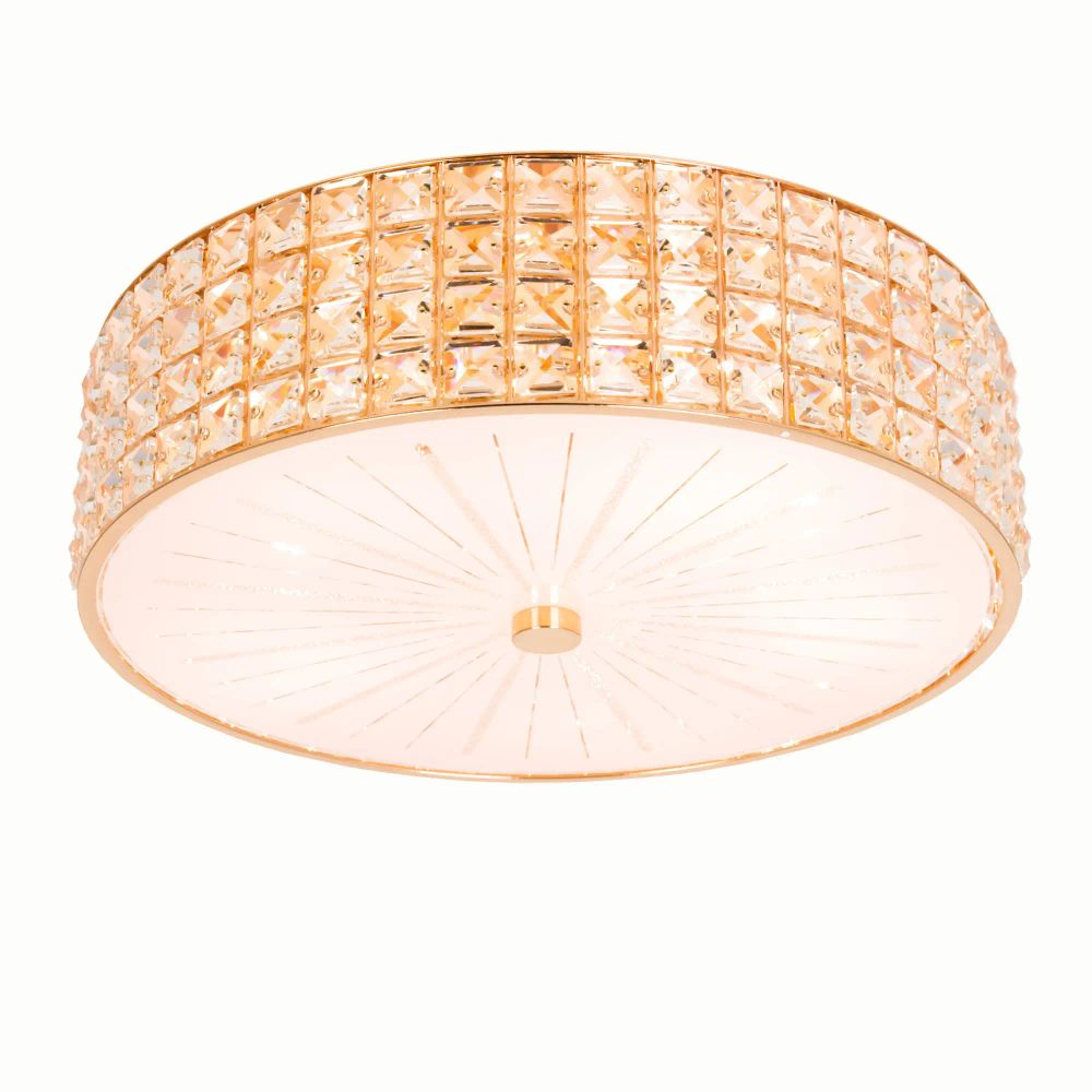 Citilux Портал CL324152 Люстра хрустальная Золото