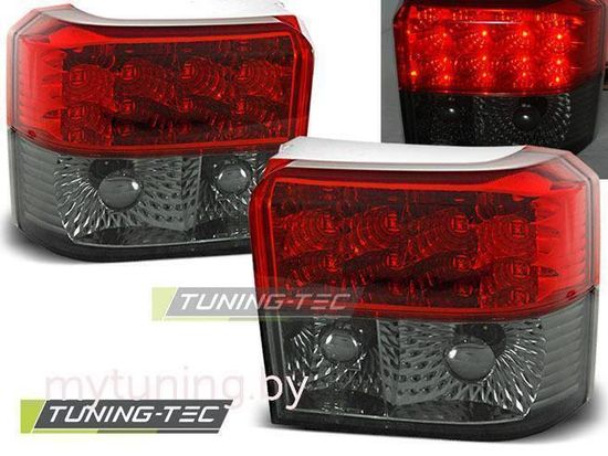 Задние фонари red smoke led для VW T4