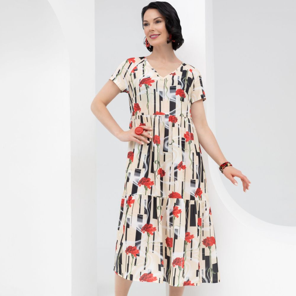 Платье Воздушная стихия (цветочная феерия) Charutti (Акция)