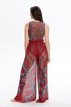 Брюки "Змеи мозаика"