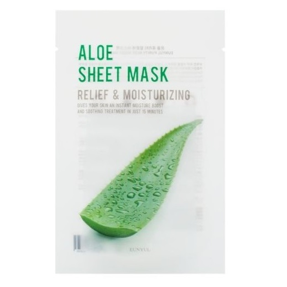 Маска для лица с экстрактом алоэ Eunyul Purity Aloe Sheet Mask