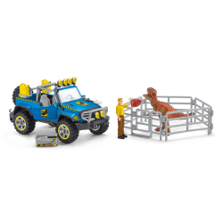 Schleich - Внедорожник с местом для динозавра 41464