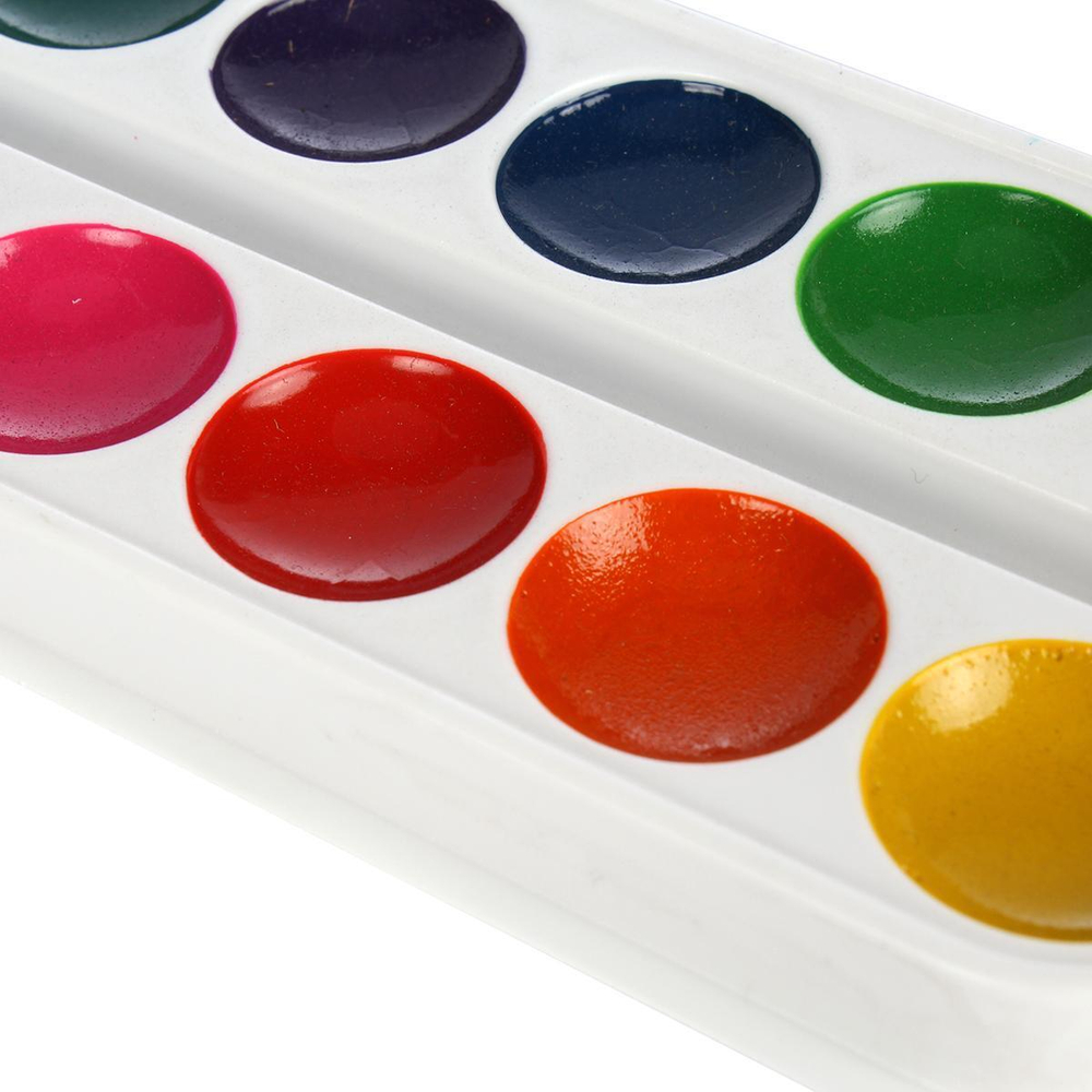 Акварель "Funny Friends" 12 цветов, без кисти, европодвес (Lori)