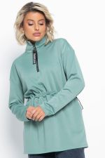 Блуза Долгожданная встреча (зеленая) Б15080-5М LT Collection