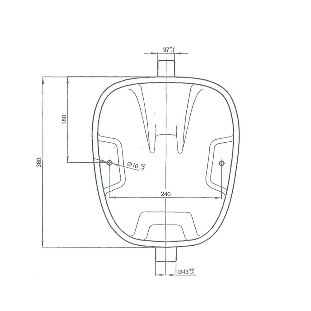 Писсуар "Дельта" без крепл. d 43 (г.Лобня)