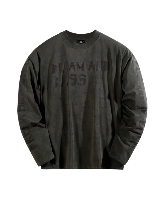 "DNB PEN" GRAY LONG SLEEVE