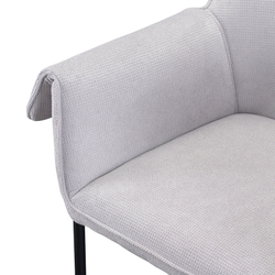 Кресло Berg Aline светло-серое