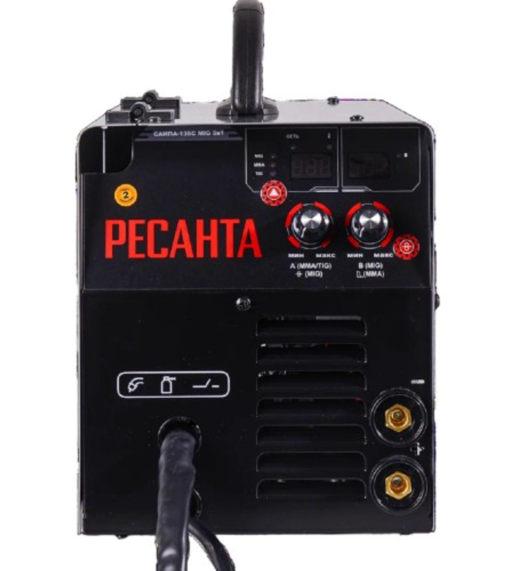 Сварочный полуавтомат Ресанта САИПА-135С (MIG/MAG, MMA) 5в1 65/7