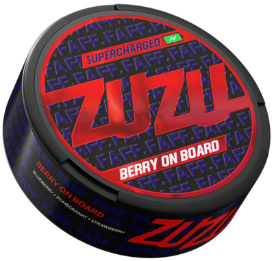 ZUZU BY FAFF BERRY ON BOARD (150 МГ) - ГРАНАТ, КЛУБНИКА, ЧЕРНИКА