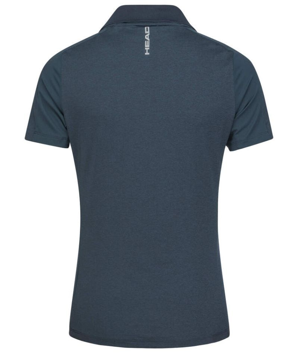 Женское поло Head Padel Tech Polo Shirt - navy