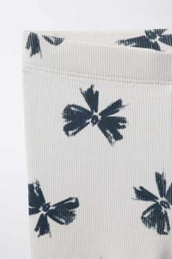 ZARA КОМПЛЕКТ ДЛЯ БЕГА, ТОЛСТОВКА И ЛЕГГИНСЫ В РУБЧИК С ПРИНТОМ, ЖЕМЧУЖНО-СЕРЫЙ