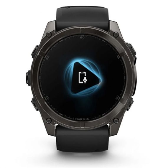 Garmin Fenix 8 51 мм Sapphire Carbon Gray — титановый корпус, AMOLED, премиум-умные часы