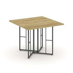 Rift Direct Стол переговорный RF.SPRG-001 Дуб Винченцо/Металл Антрацит 980*980*750