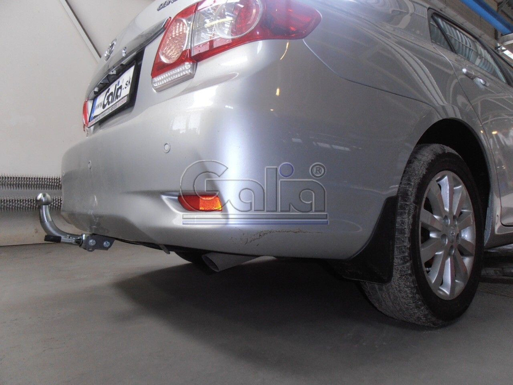 Фаркоп оцинкованный Galia T060A для Toyota Corolla седан 2007-2013(паспорт и сертификат в комплекте)(без электрики)