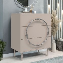 Комод Арт Колор matte Классик Сильвер Серый агат матовый