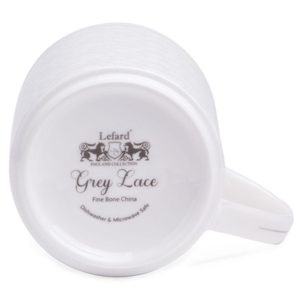 НАБОР КРУЖЕК LEFARD "GREY LACE" 4 ШТ. 400 МЛ
