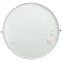 Светильник ЭРА НБП 03-100-002 Акватермо алюминий/стекло решетка IP54 E27 max 100Вт D240 круг белый