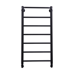 Полотенцесушитель водяной Comfysan Capri W-8 80/40 с полкой, черный