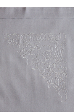 Наволочка с запахом 50х70 Bovi Castello серая