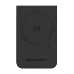 Кожаный чехол-бумажник MagSafe с подставкой Magssory Geotag Flip Wallet Гибридный картхолдер из полиуретановой кожи с карманом (для пропуска или водительских прав). Работает с приложением Apple «Локатор». Вмещает до шести карт. Есть RFID-защита