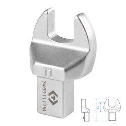 KING TONY (34501111M) Насадка рожковая серии "FIT", 11 мм, 9х12 мм